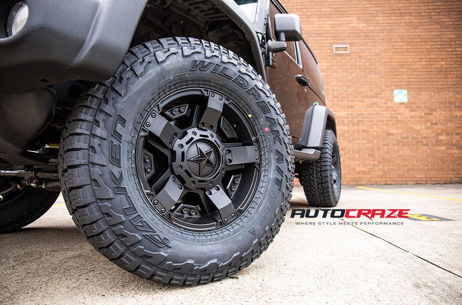 JEEP WRANGLER ROCKSTAR XD 2 MATTE BLACK